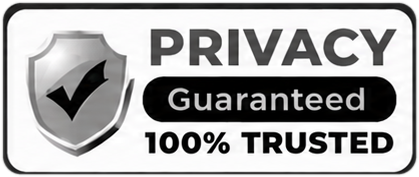 Privacy Guaranteed, 100% Trusted